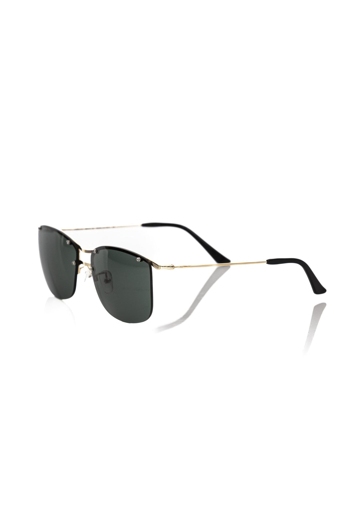 Black Metallic Fiber Men Sunglass