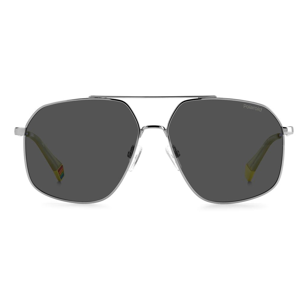 Gray Stainless Steel Stainless Steel Sunglasses
