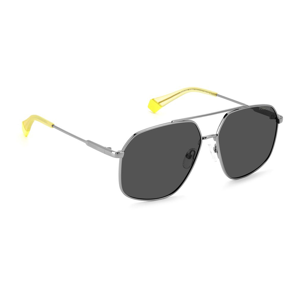 Gray Stainless Steel Stainless Steel Sunglasses