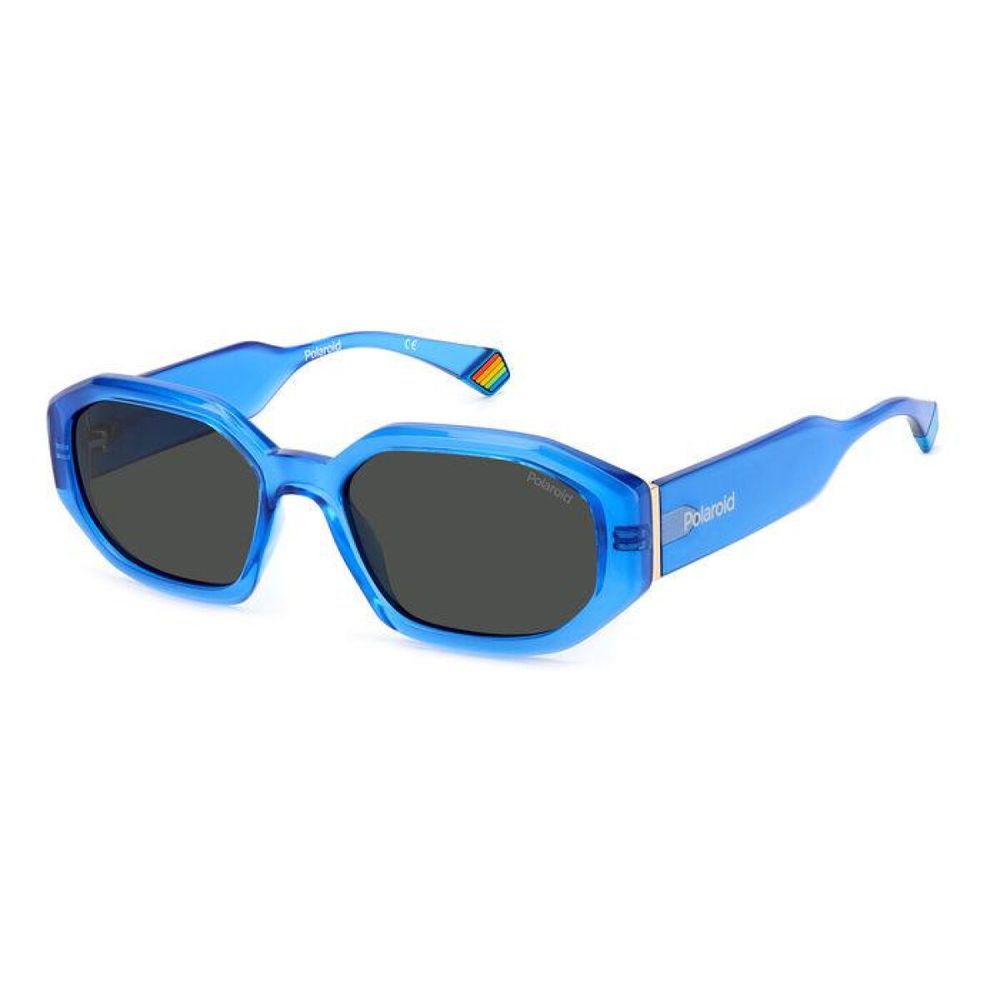 Blue Plastic/Plastic Sunglasses