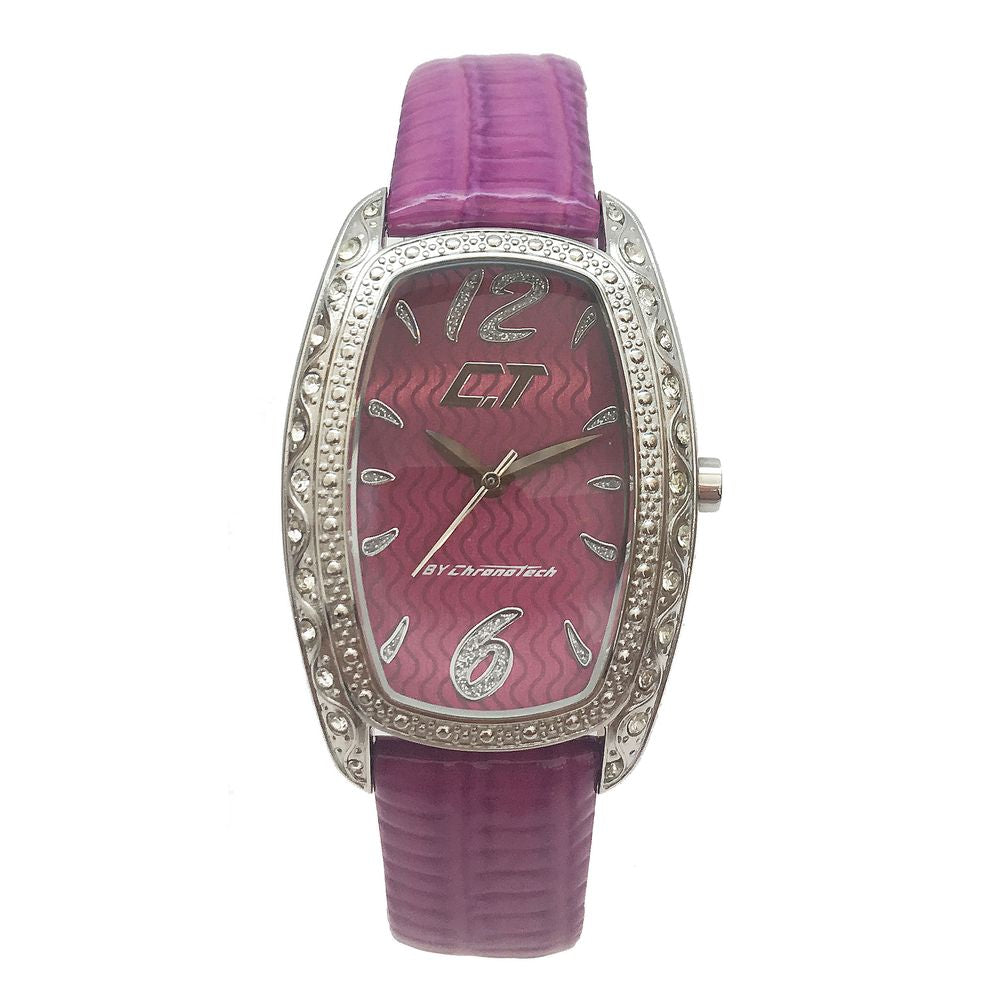 Purple Leather Watch