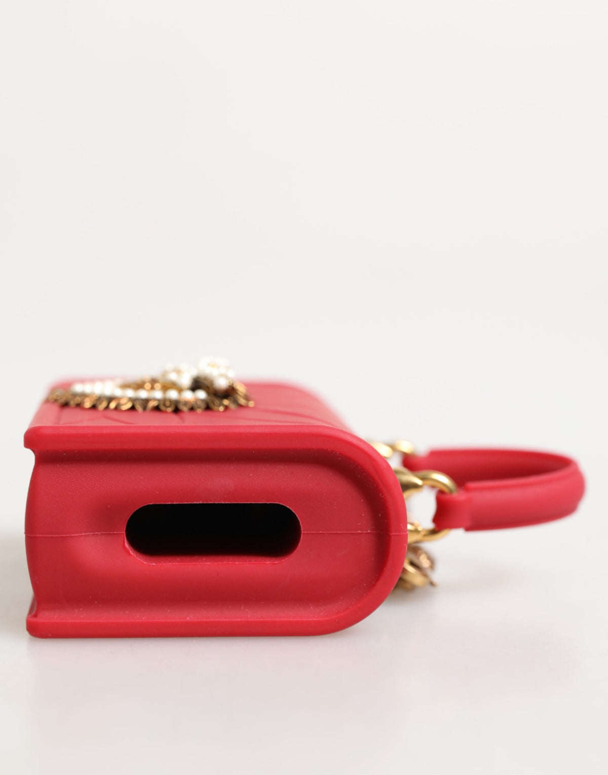 Red Silicone Devotion Heart Cover Bag Women Airpods Case
